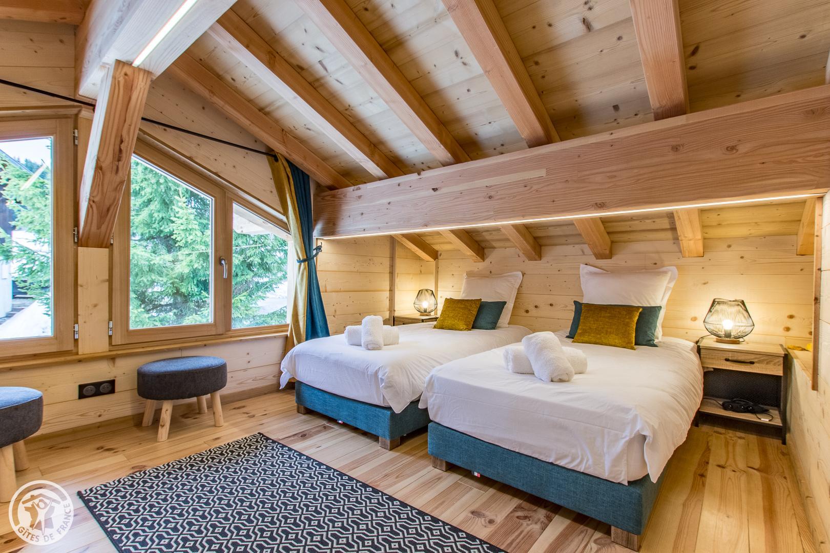 Chambre chalet praz de lys